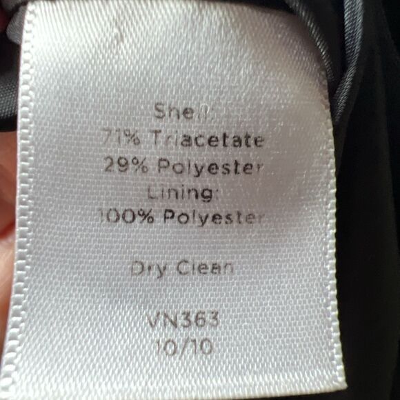 Talbots Woman Two Button Blazer Jacket 20W Black Capsule Minimalist - Picture 7 of 9